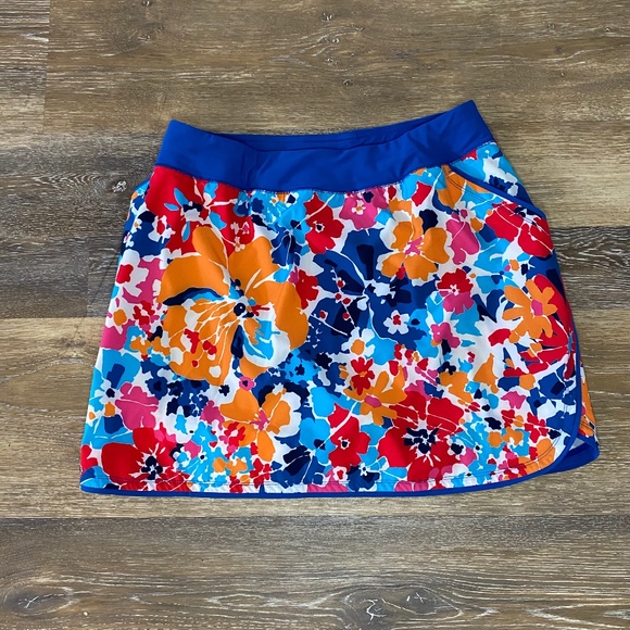 women's quick dry elastic waist active board skort swim skirt